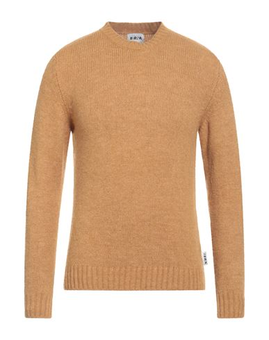 Man Sweater Camel Size L Wool, Acrylic, Viscose, Polyamide, Polyester