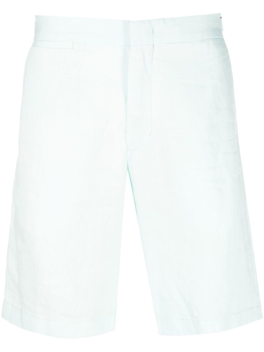 Norwich linen knee-length shorts - Blue