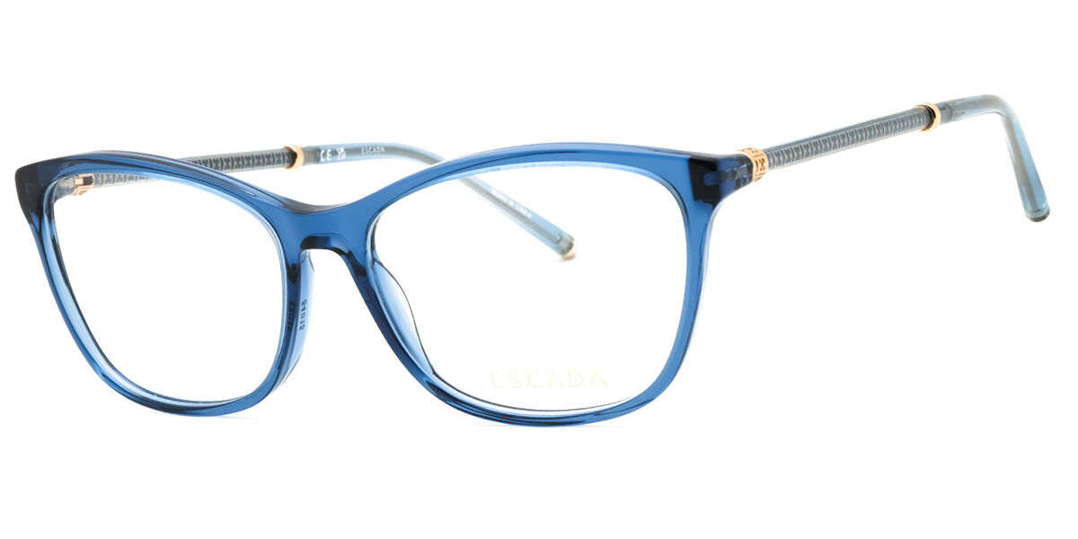 Escada VESD60 0892 Occhiali da Vista Blu per Donna Solo Montatura