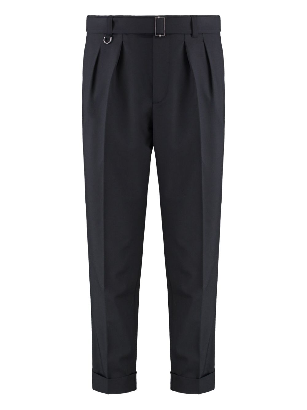 Pleated tailored trousers - Black