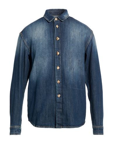 Man Denim shirt Blue Size M Cotton