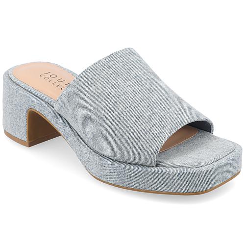 Collection Womens Tru Comfort Foam Bessa Sandals - Black - Size 5 1/2