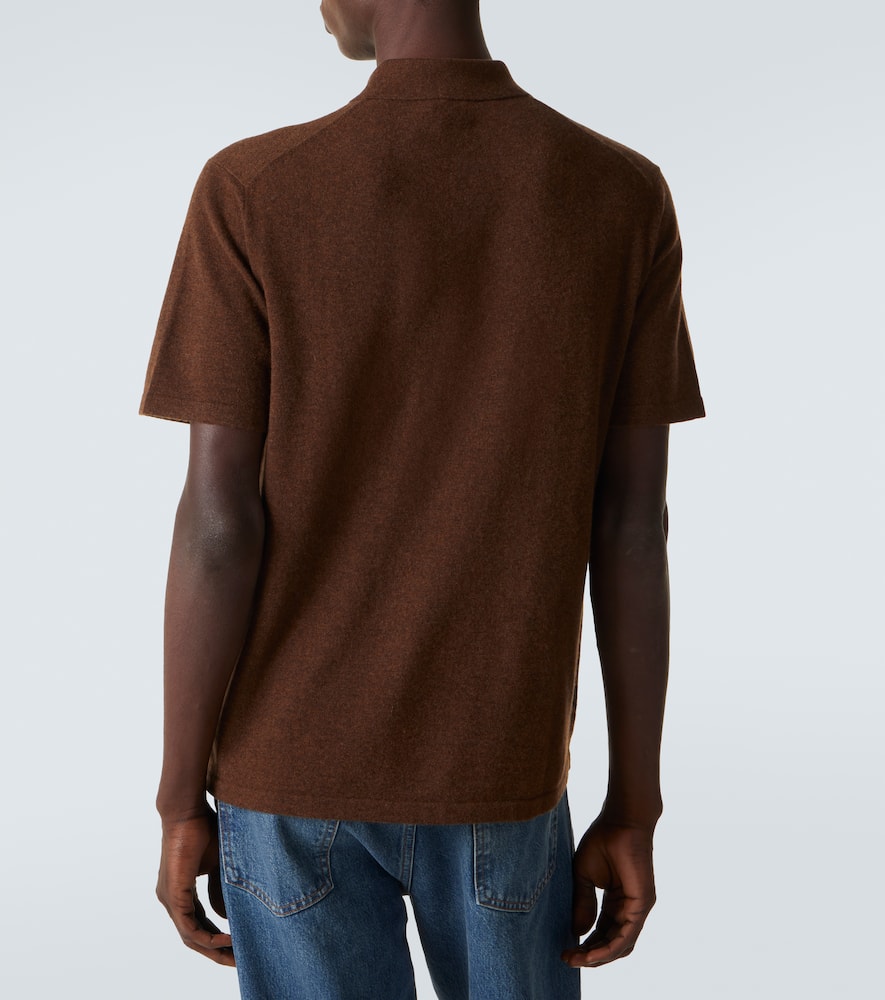 Cashmere polo shirt