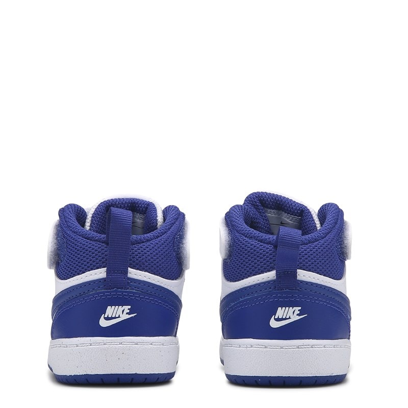 Kids' Court Borough Mid 2 High Top Sneaker Baby/Toddler Shoes (Blue/White)
