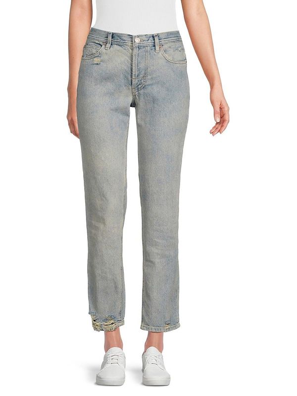 Unknown Legend High Rise Slim Jeans - Sea Mist