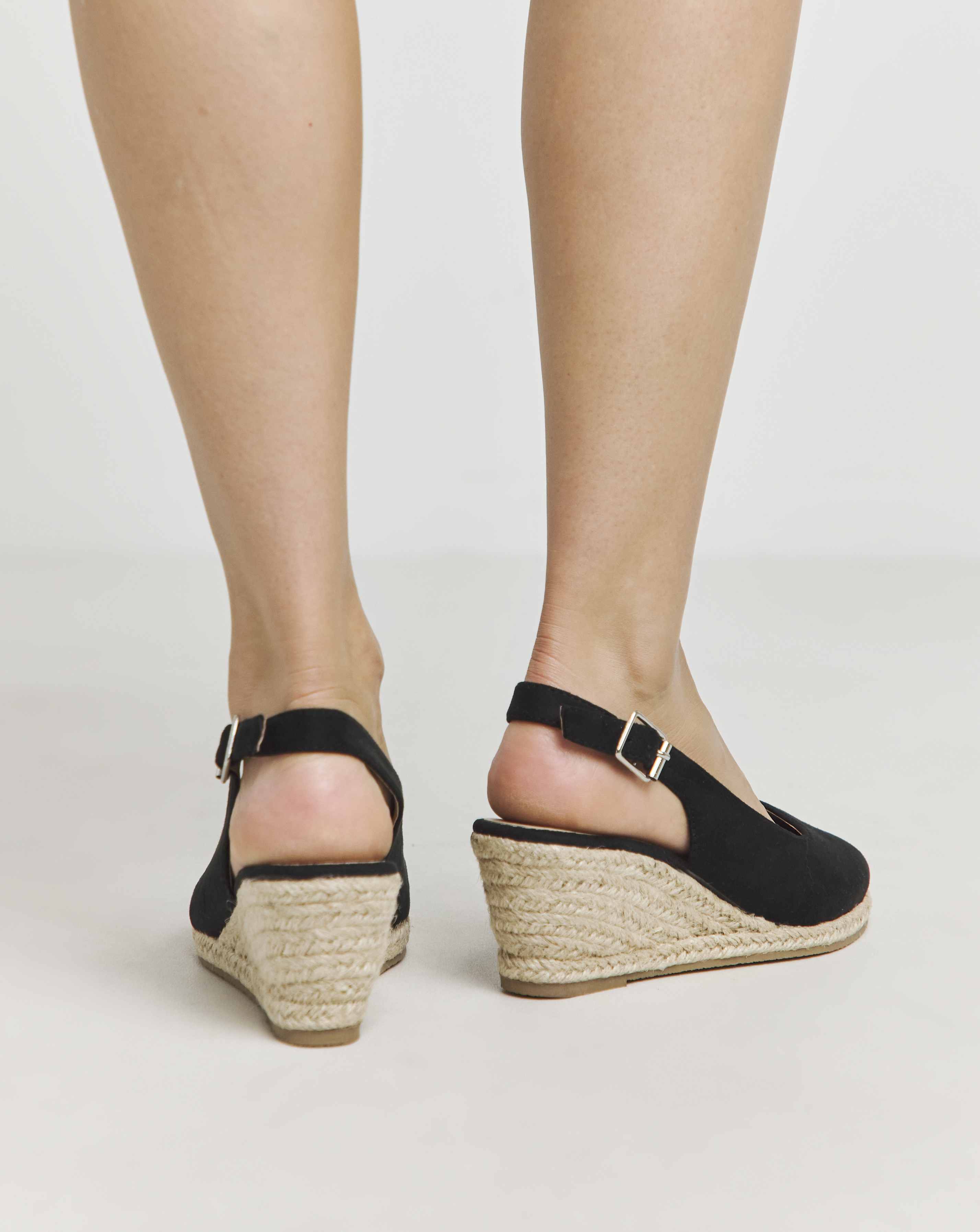 Slingback Wedge Espadrilles EEEEE Fit