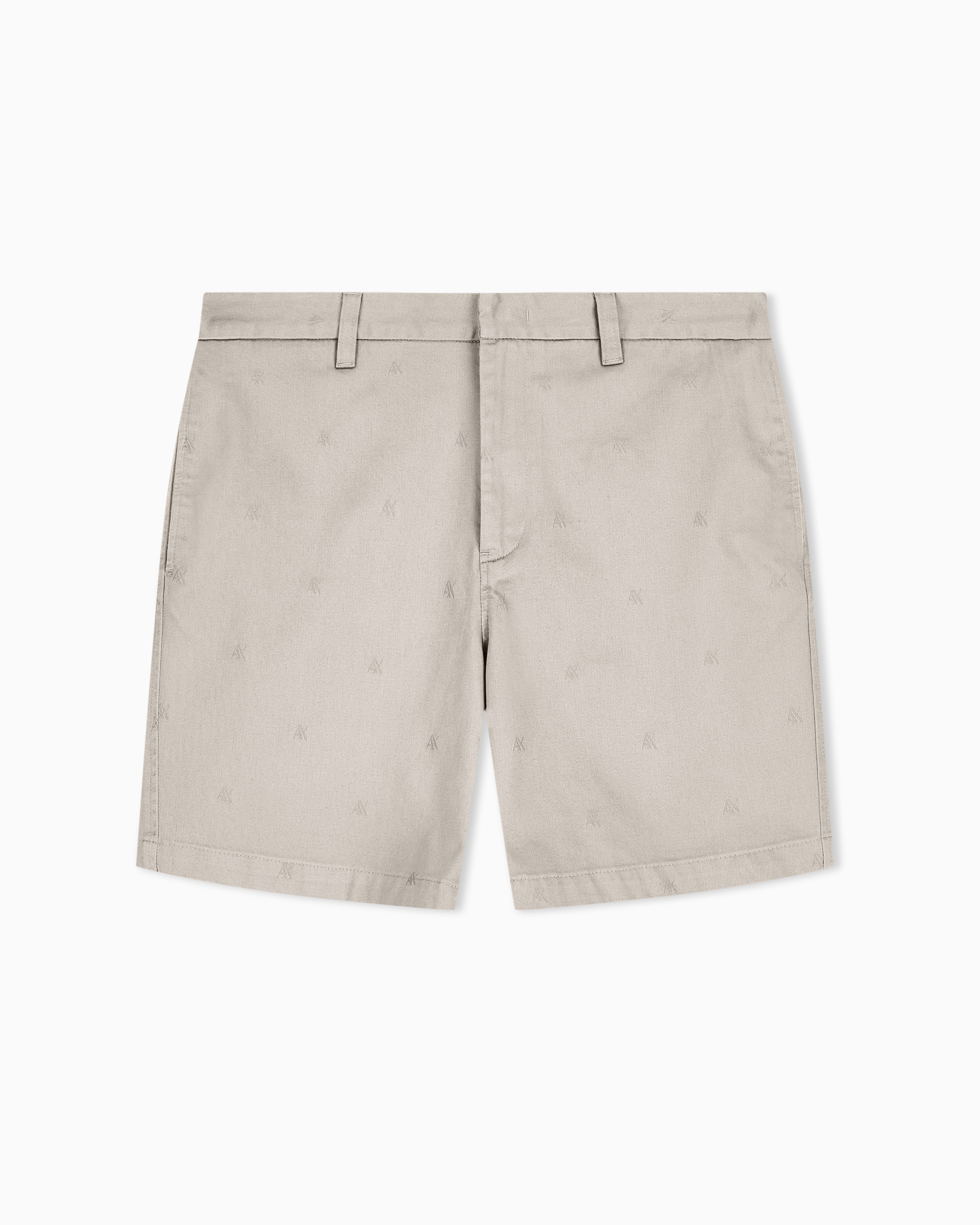 Textured Cotton Jacquard Bermuda Shorts