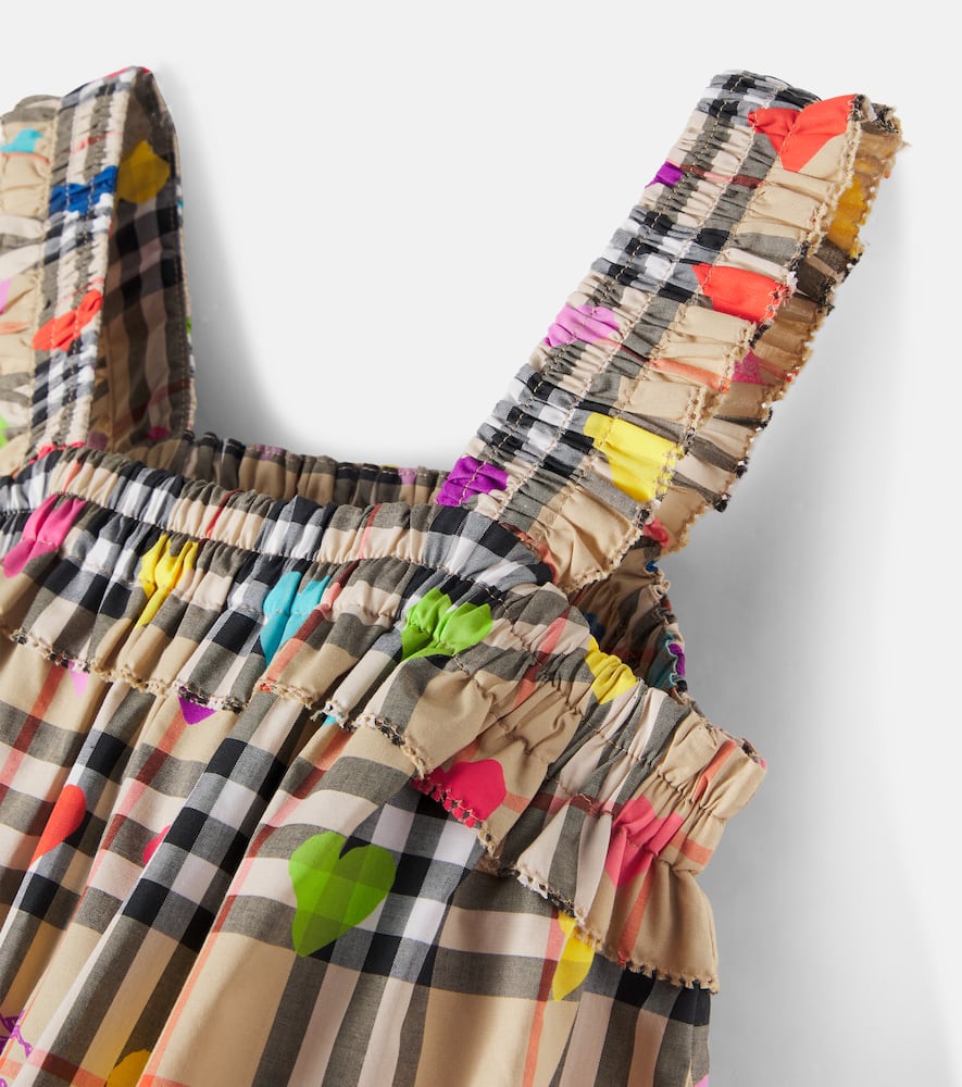 Burberry Check printed cotton top