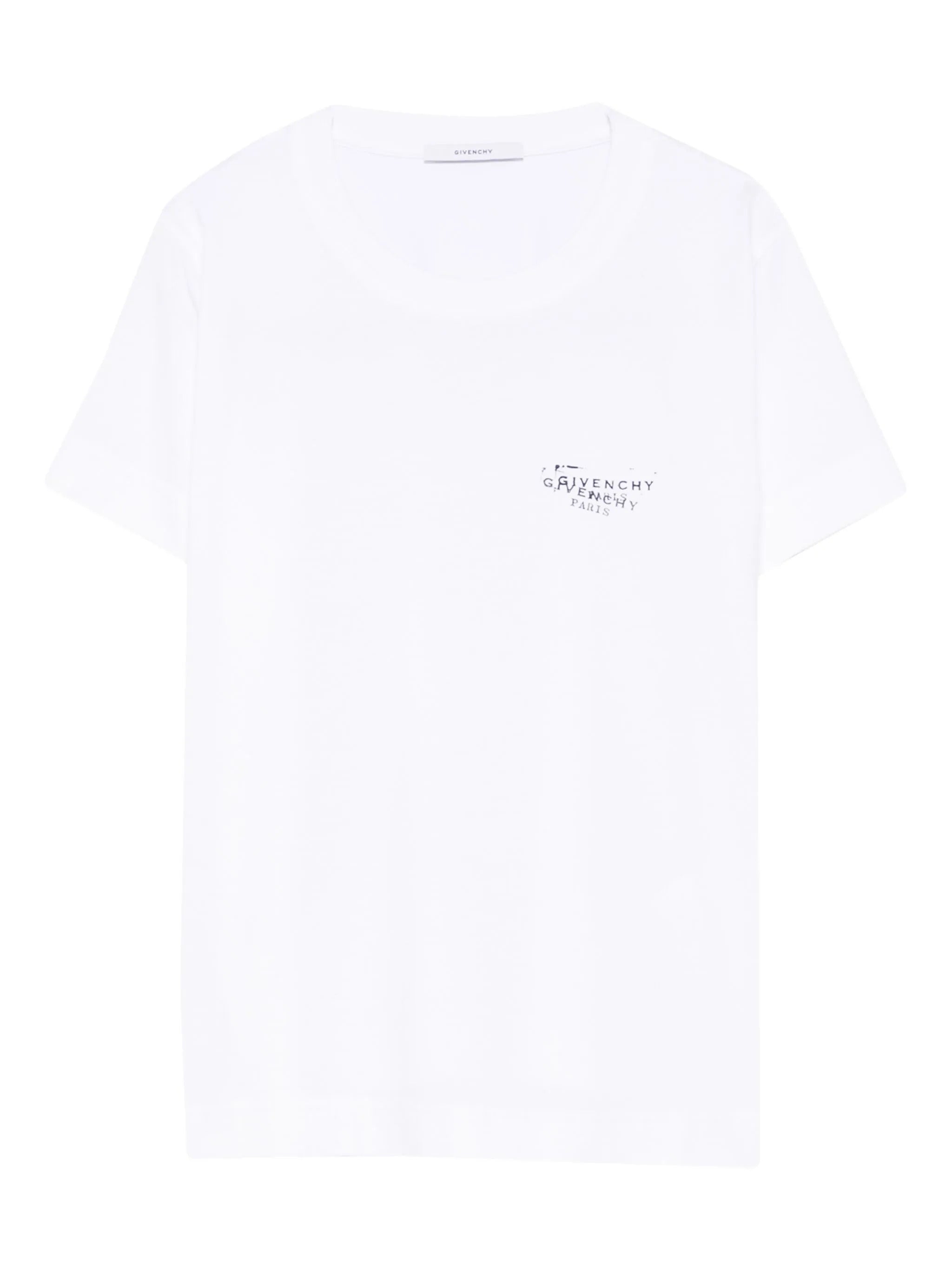 Women's Crew Neck Tee with Mini Stamp Prints