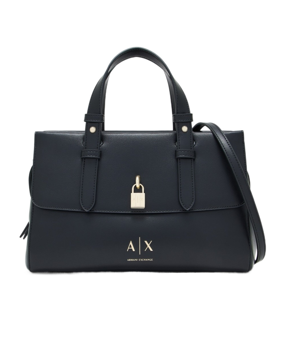 Tote shopping bag with coated exterior