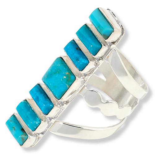 Gallery Collection Kingman Blue Basin Turquoise Ring