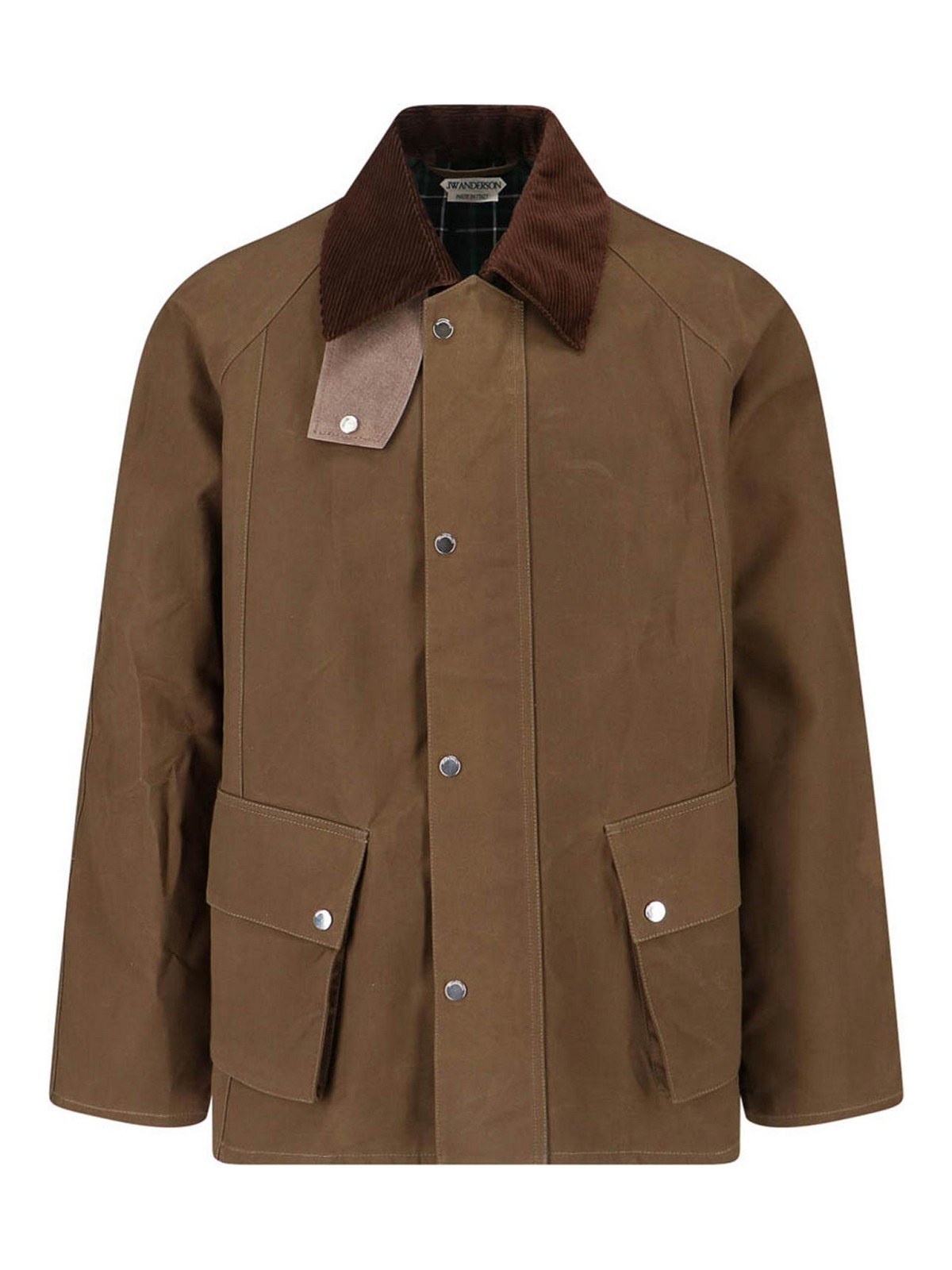 JW Anderson - jacket corduroy collar front pockets adjustable cuff