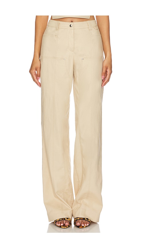Camila Coelho Matilde Pant in Sage Green. XL also in