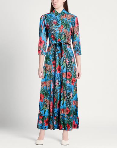 Woman Maxi dress Azure Size XS Cotton