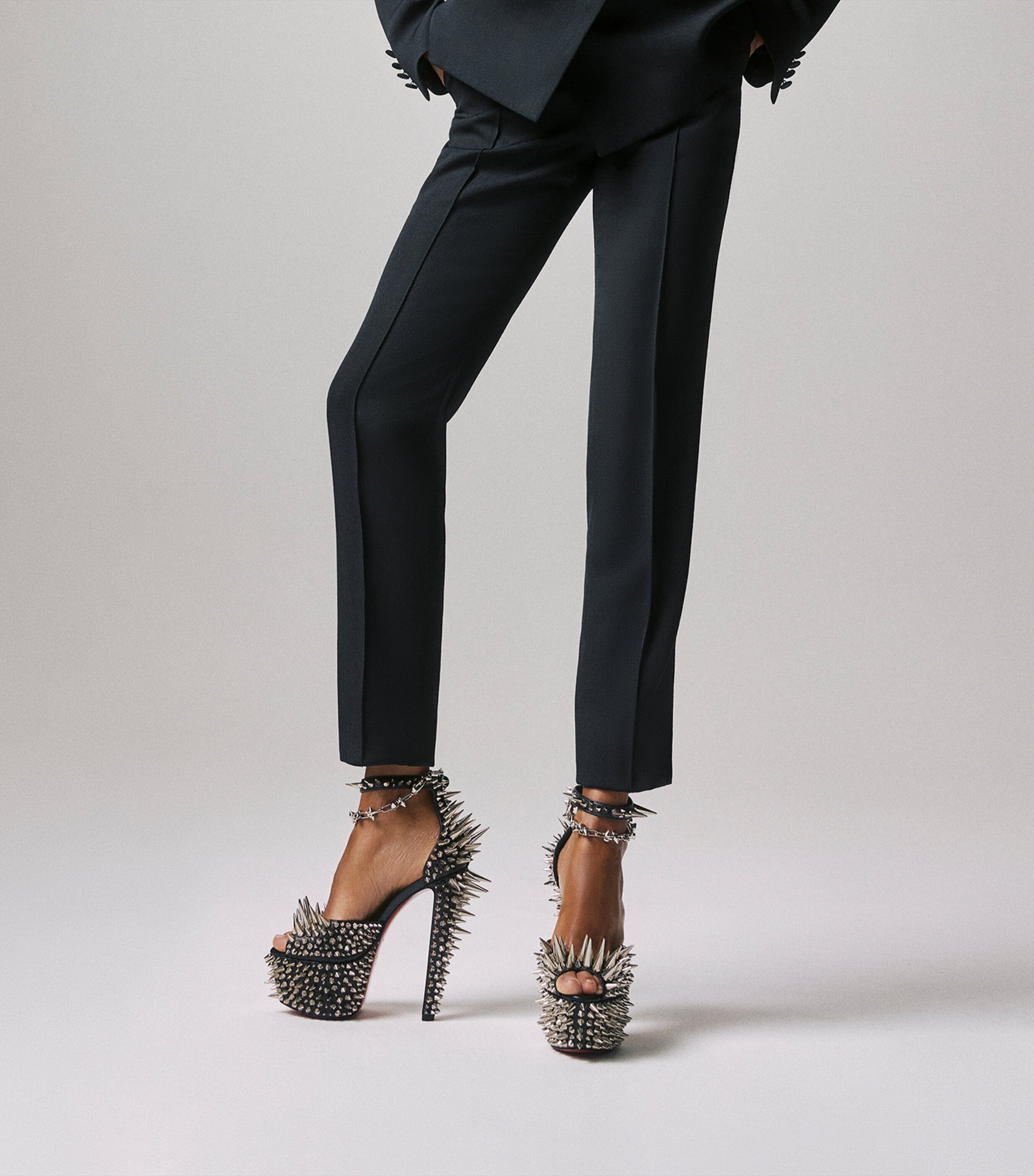 Estepic Alta Leather Platform Sandals 160