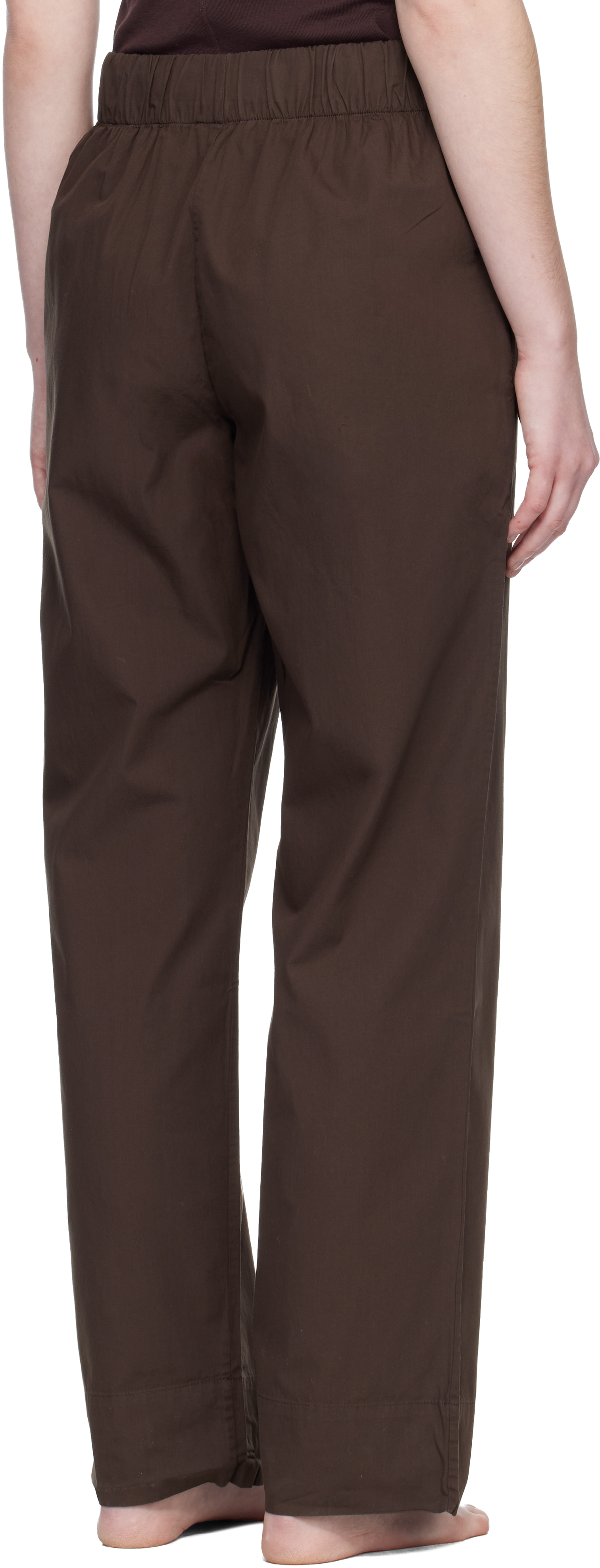Brown Poplin Pyjama Pants
