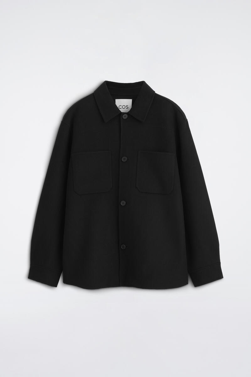 Double-Faced Wool Overshirt
