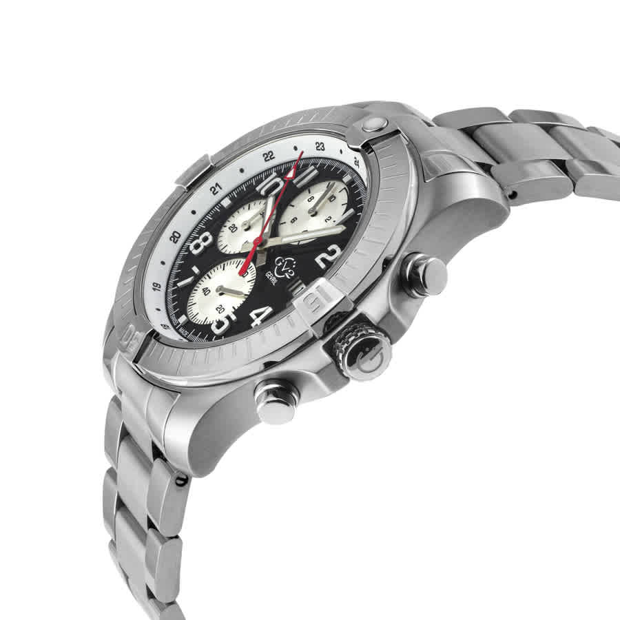 T38 Chronograph Quartz Black Dial Mens Watch 42800B
