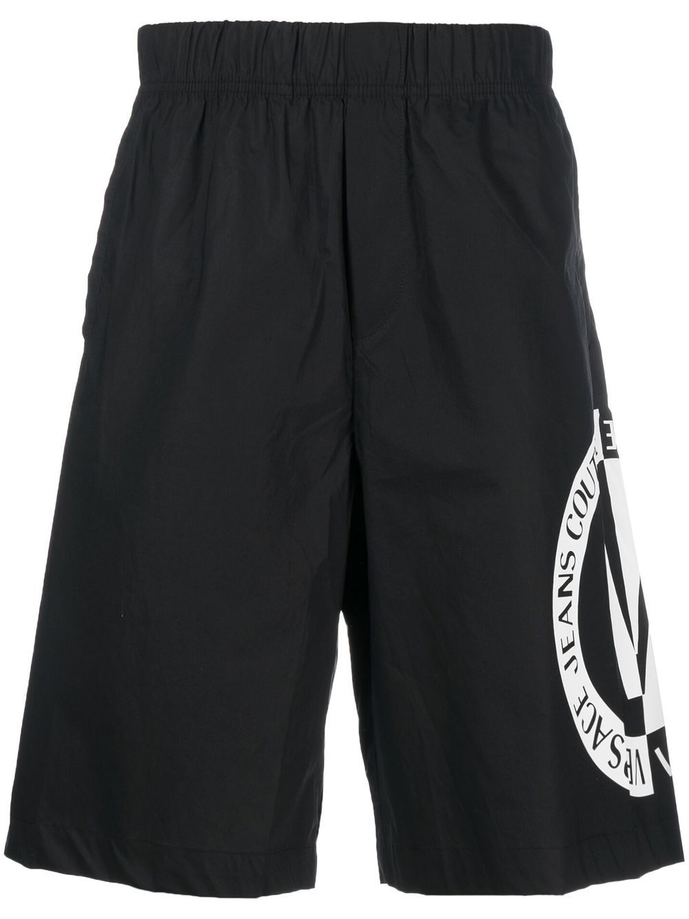 Logo-print shorts - Black