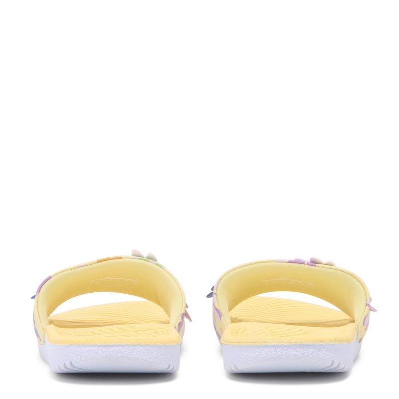 Kids' Kawa Slide Sandal Little/Big Kid Sandals (Yellow Floral)