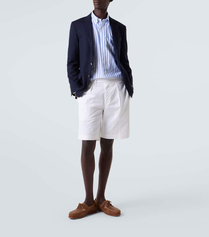 Cotton-blend shorts