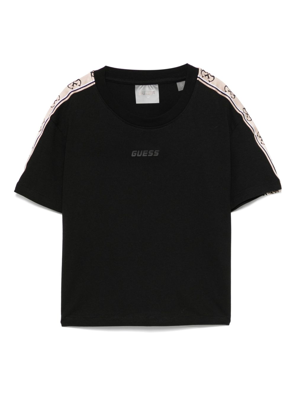 Guess kids rubberised-logo T-shirt - Black