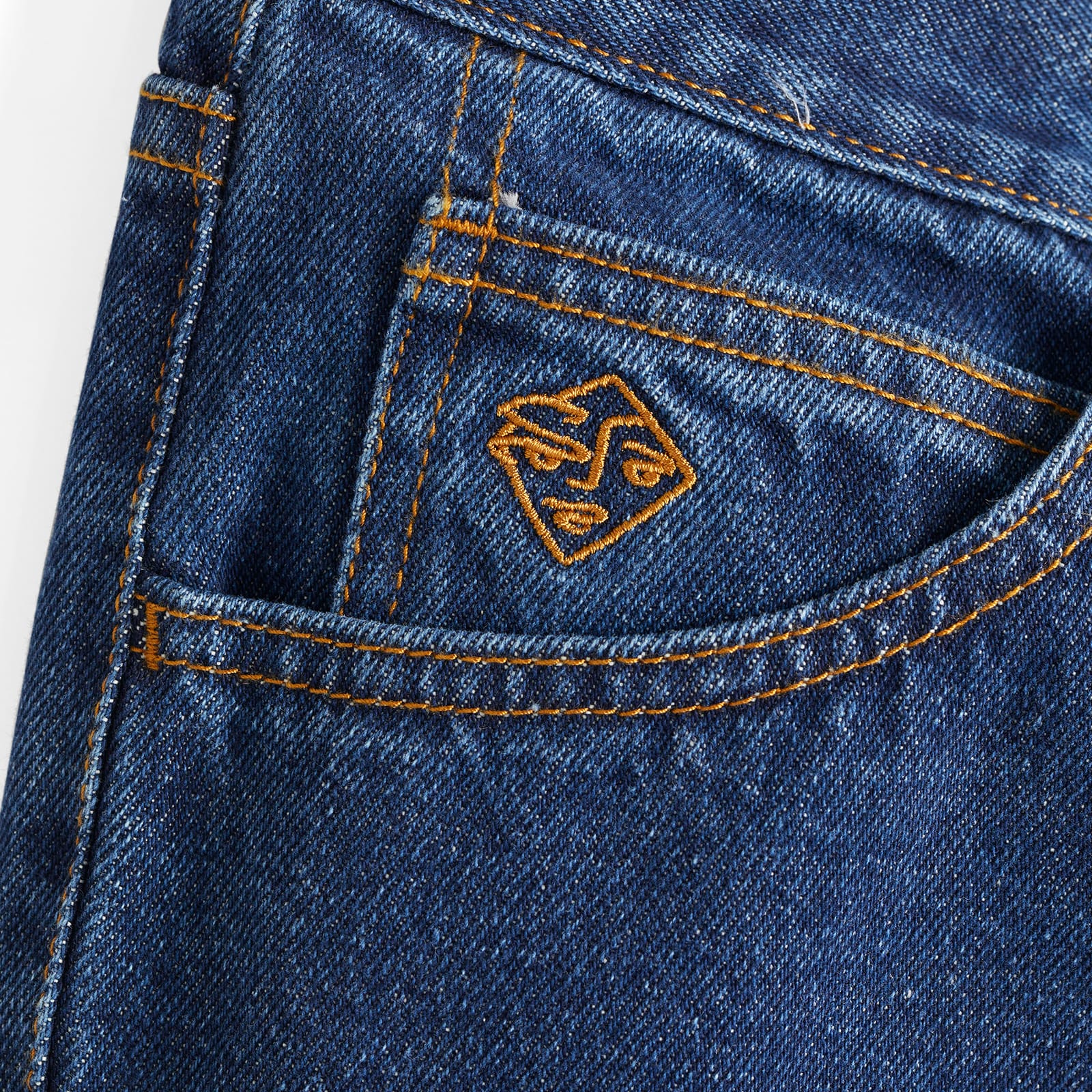Polar Skate Co. Men's 89! Jeans in Dark Blue