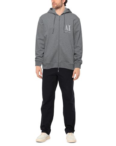 Man Sweatshirt Grey Size XS Cotton, Elastane