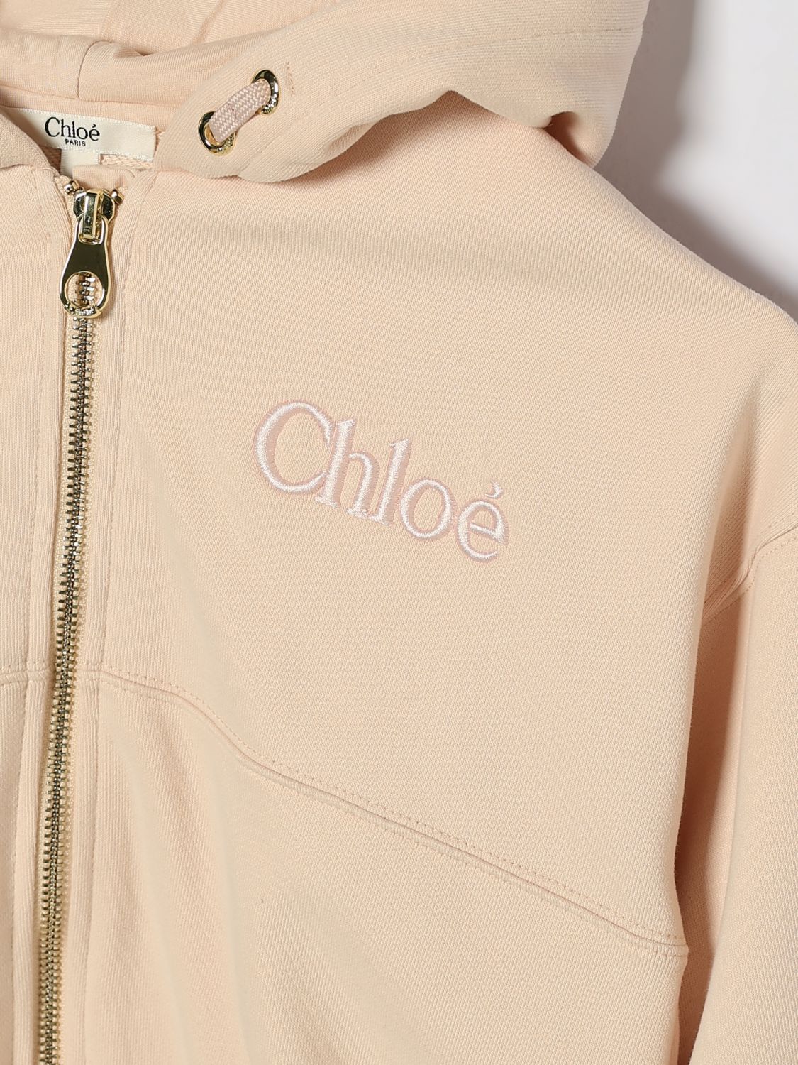 Sweater CHLOÉ Kids color Pink