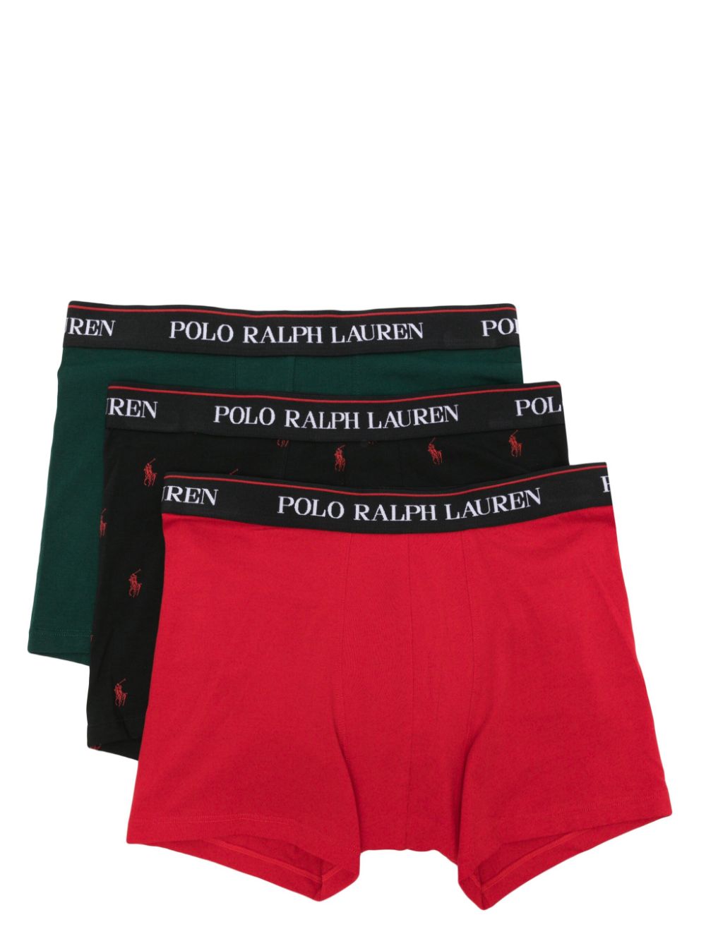 Logo-waistband boxers set of 3 - Blue