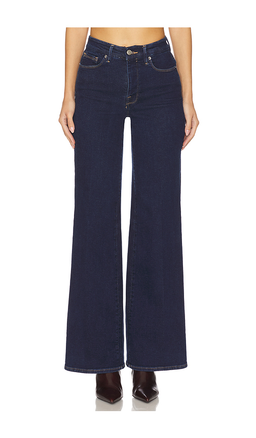 Good American Good Waist Palazzo Jeans in Indigo985. 8 also , 12, 14, 16, 18, 2, 20, 22, 24