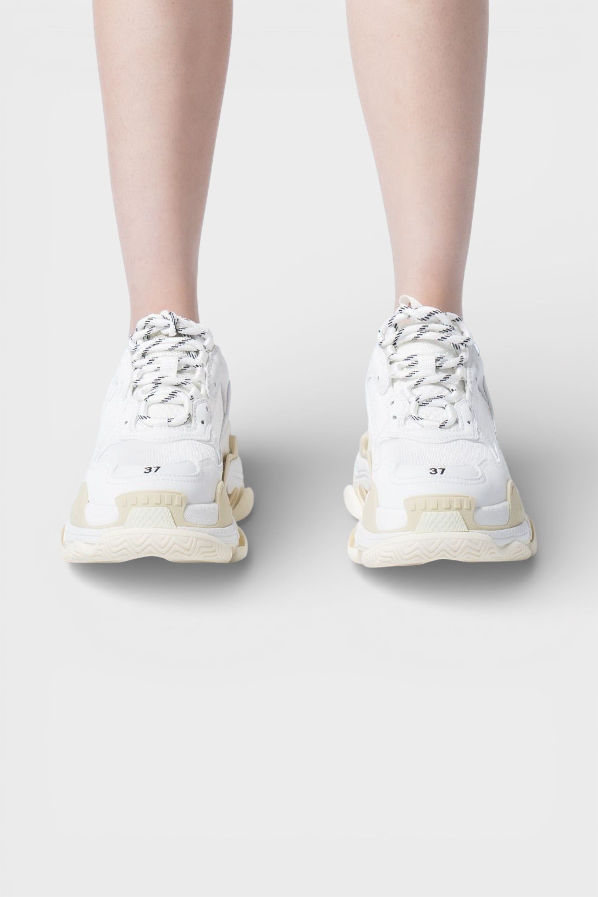 Balenciaga Women's Triple S Chunky Trainers White