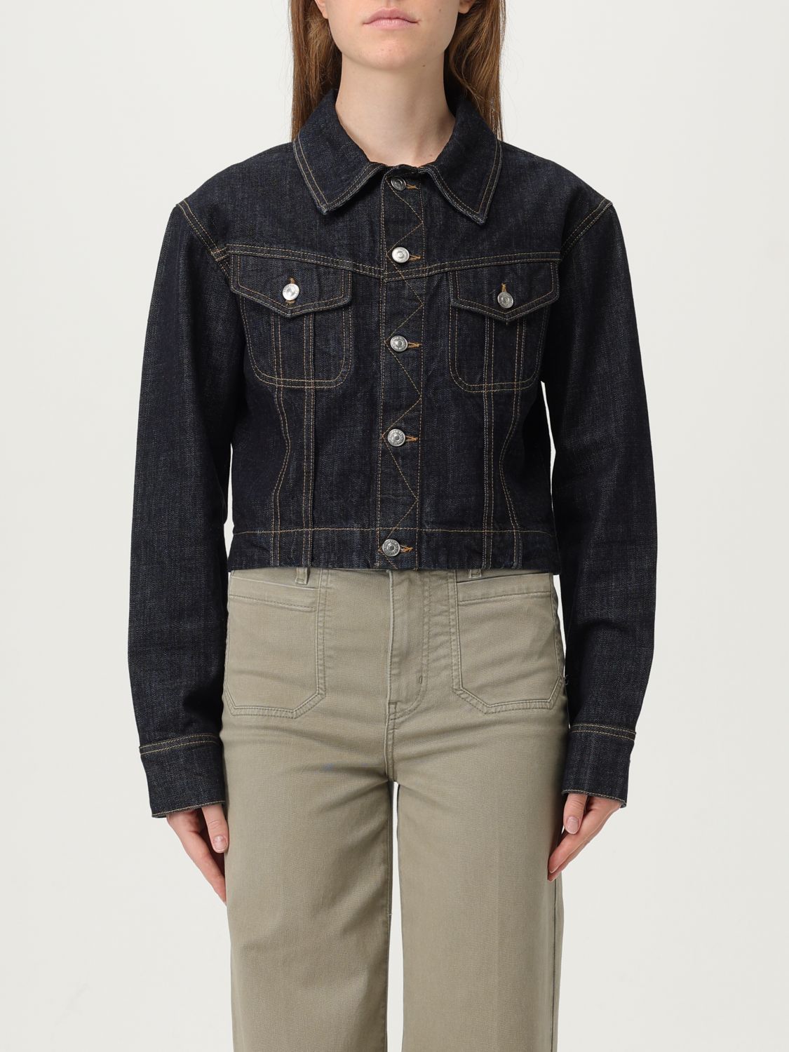 Jacket Woman color Denim