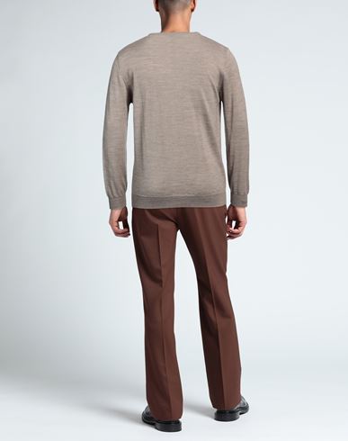 Man Sweater Light brown Size 44 Wool, Acrylic
