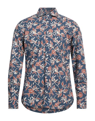Man Shirt Navy Size 15 Cotton