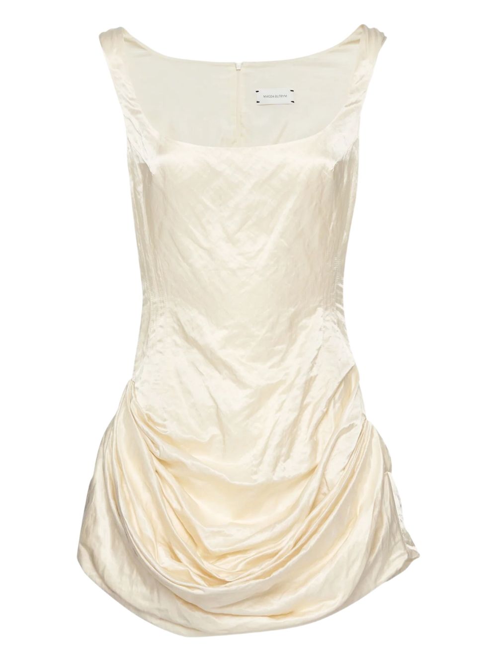 Magda Butrym draped-detail minidress - Neutrals