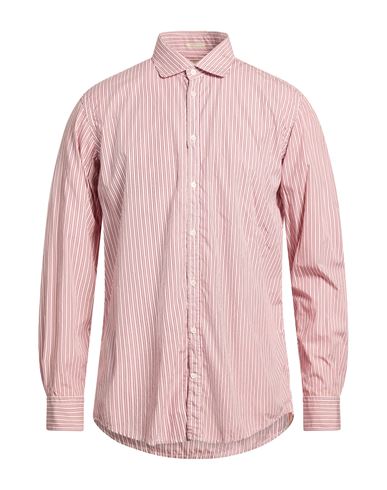 Man Shirt Pink Size L Cotton