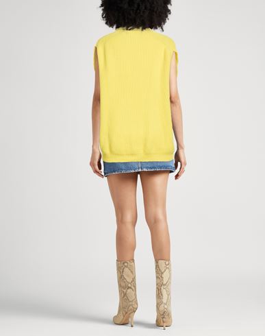 Woman Turtleneck Yellow Size S Virgin Wool