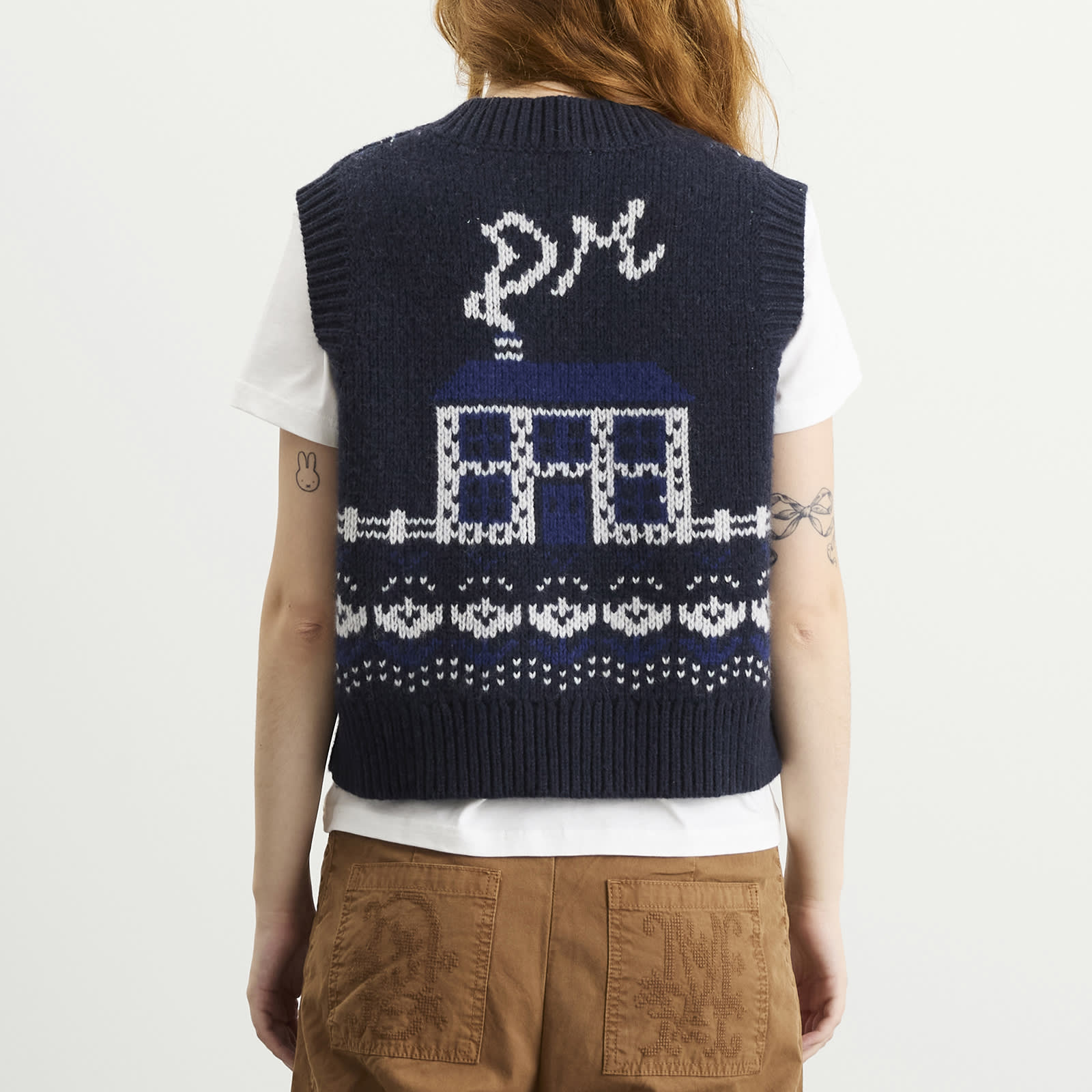 Women's Rhona House Knitted Vest Navy
