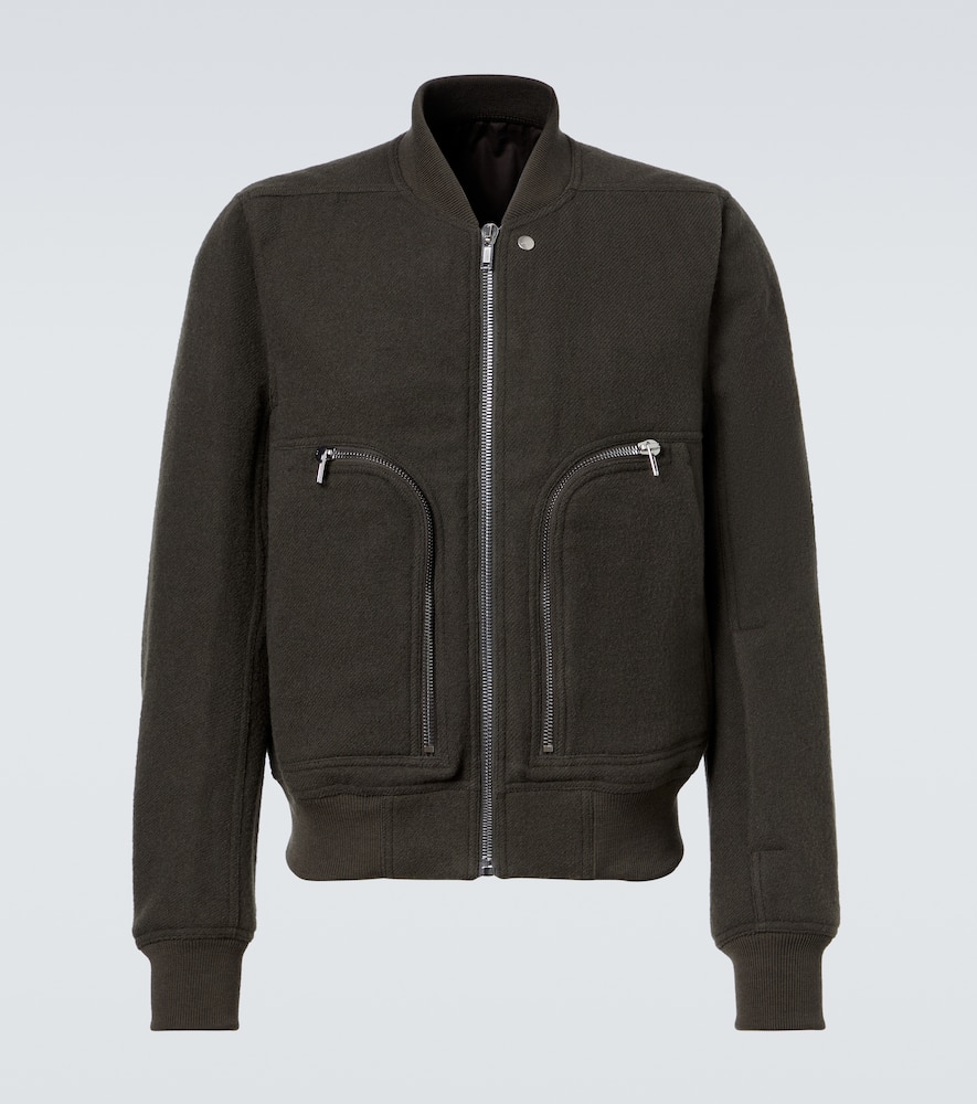 Virgin wool bomber jacket