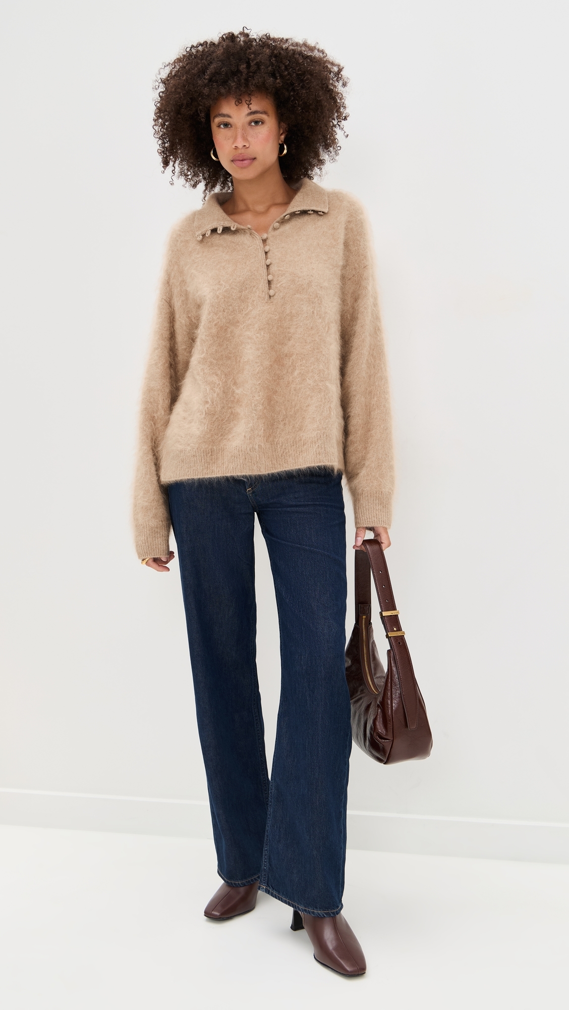 Jada Brushed Cashmere Sweater