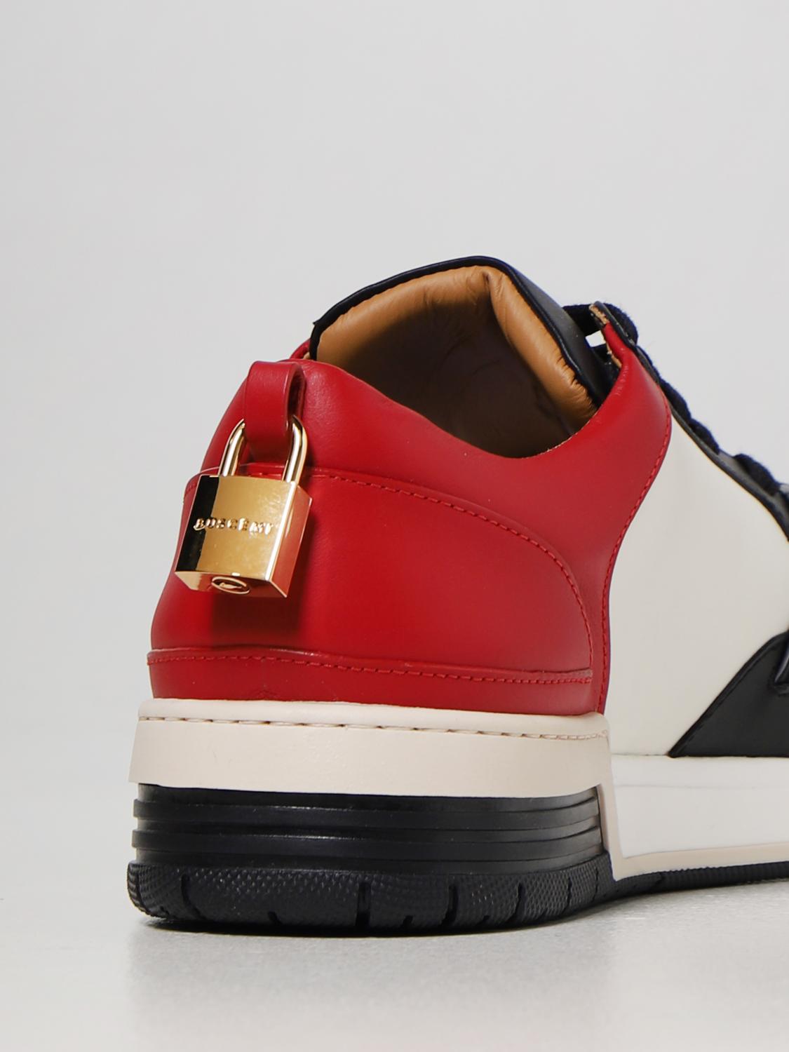 Colour-blocked low-top sneakers - Black