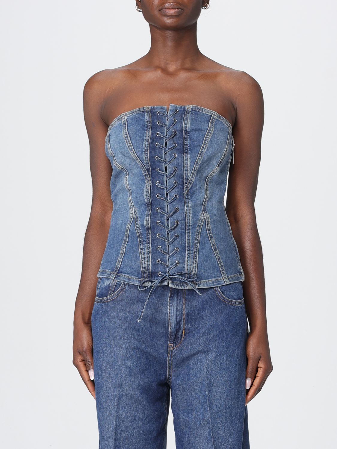 Top Woman color Denim