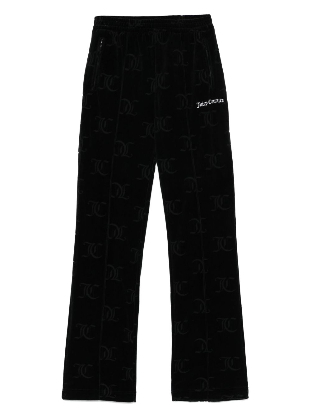 Cotton-blend trousers - Black