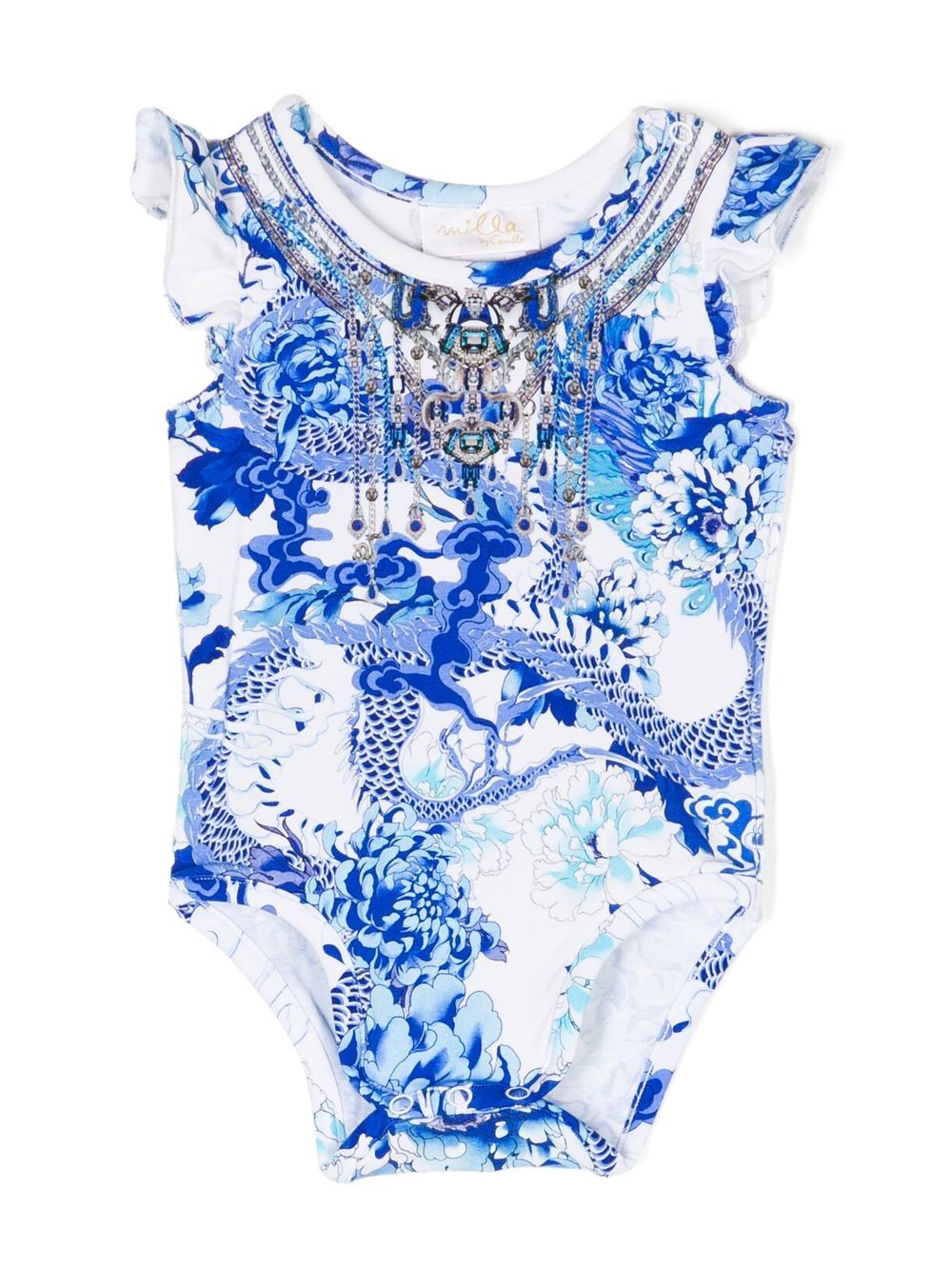 Heart Of A Dragon sleeveless body - Blue