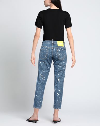 Woman Denim cropped Blue