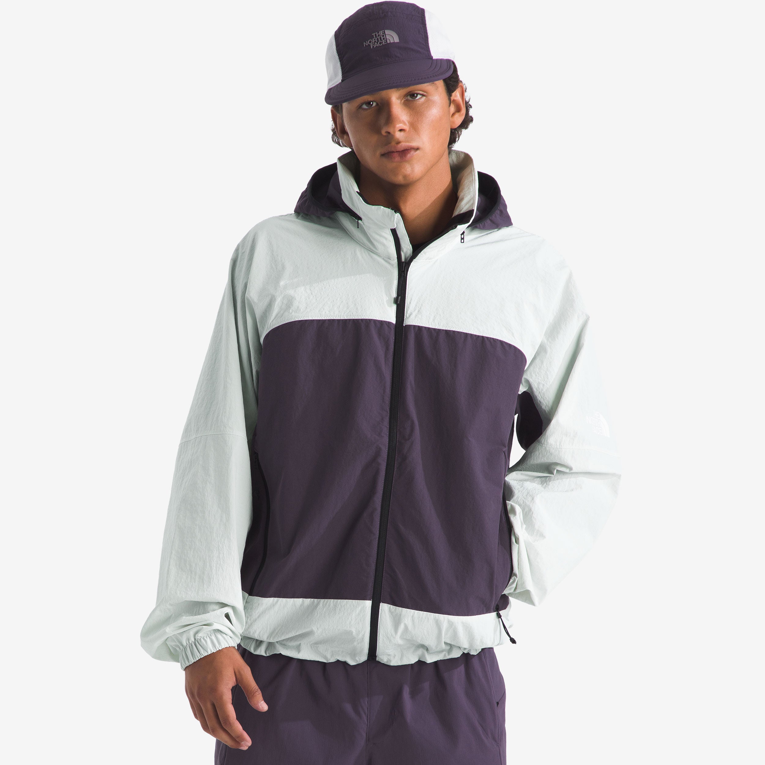 The North Face Hike Utility Wind Jacket - Endless Dusk/Pearl Stone - male