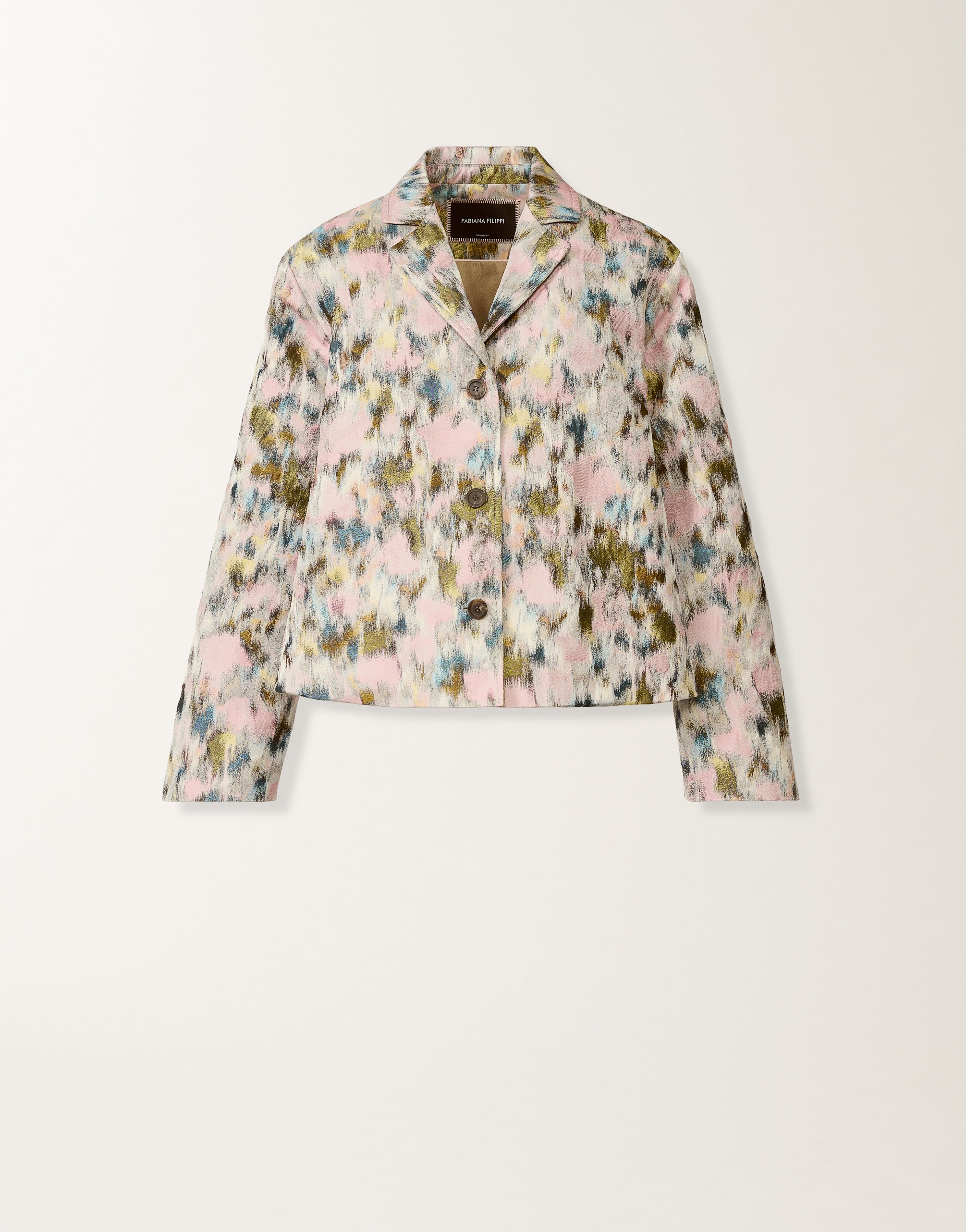 Chiné technical jacket, chiné