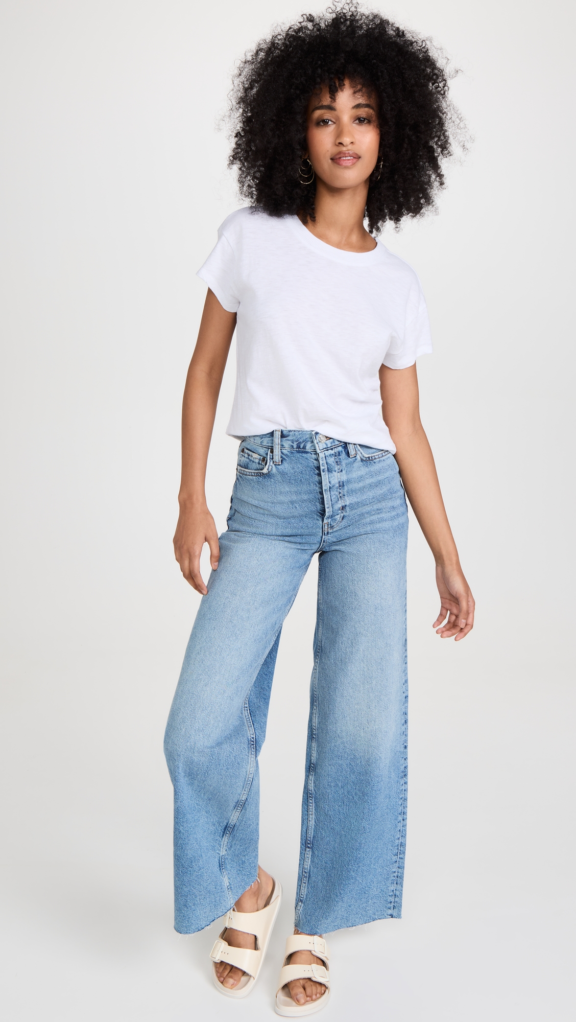 Modern Slub Tee White