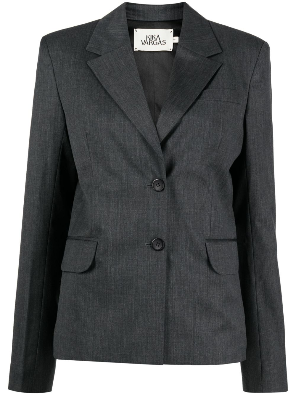 Harper single-breasted blazer - Grey